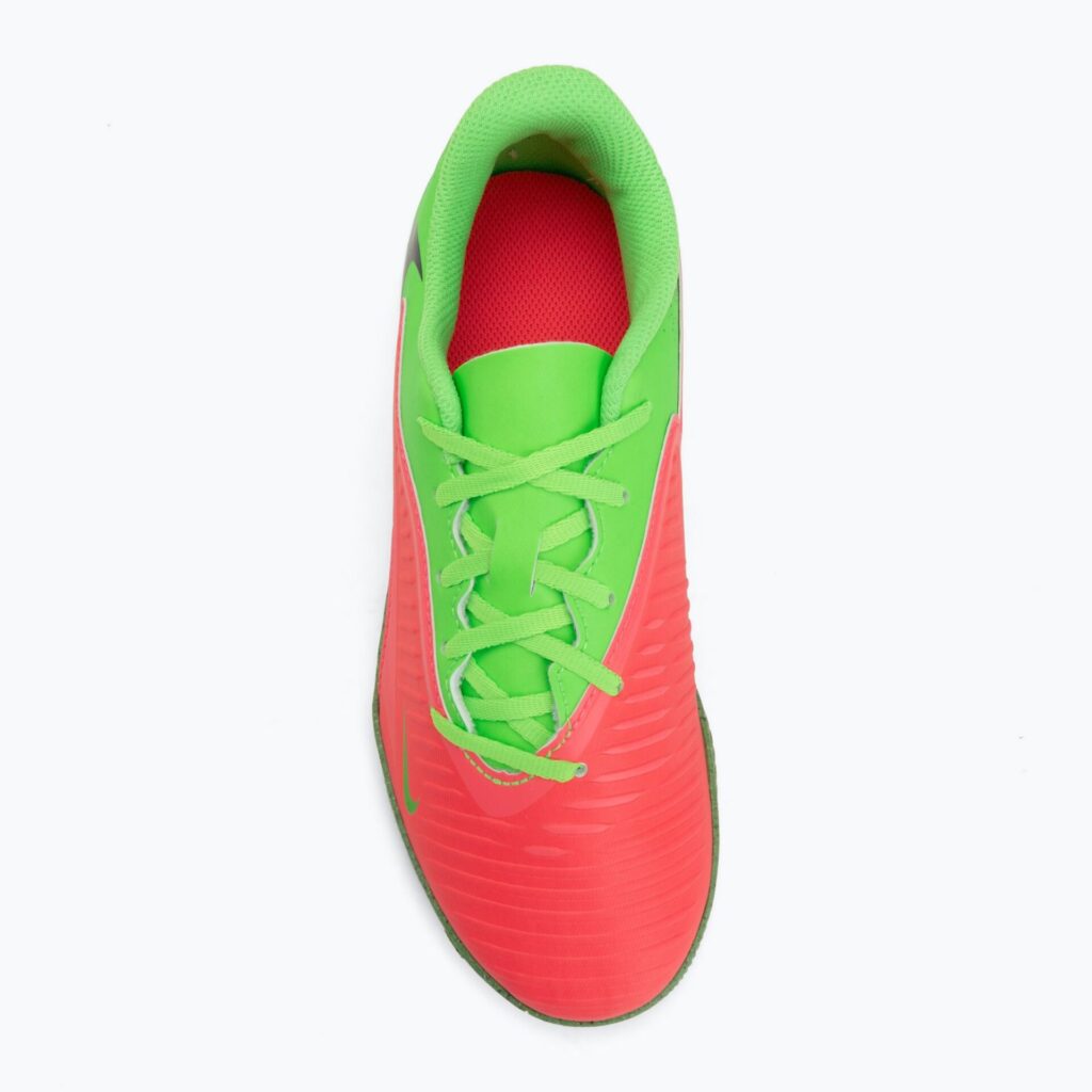 Детские футбольные бутсы Nike Jr. Phantom 6 Low Club Erling Haaland IC hot punch/green strike/black