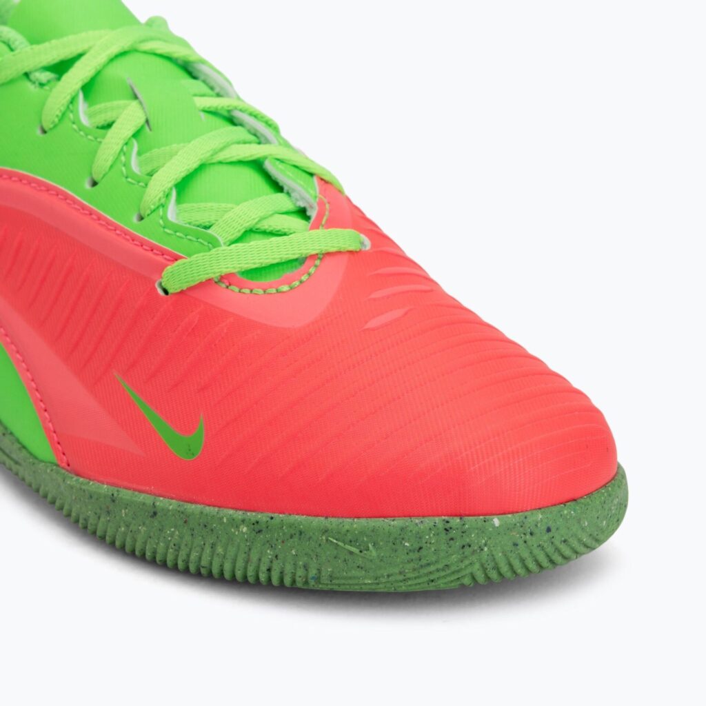 Детские футбольные бутсы Nike Jr. Phantom 6 Low Club Erling Haaland IC hot punch/green strike/black