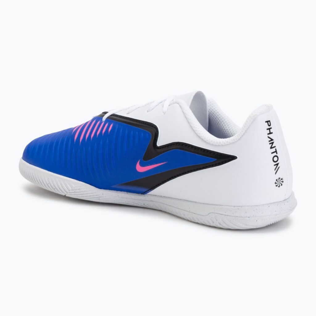 Детские футбольные бутсы Nike Jr. Phantom 6 Low Club IN racer blue/white/pink blast