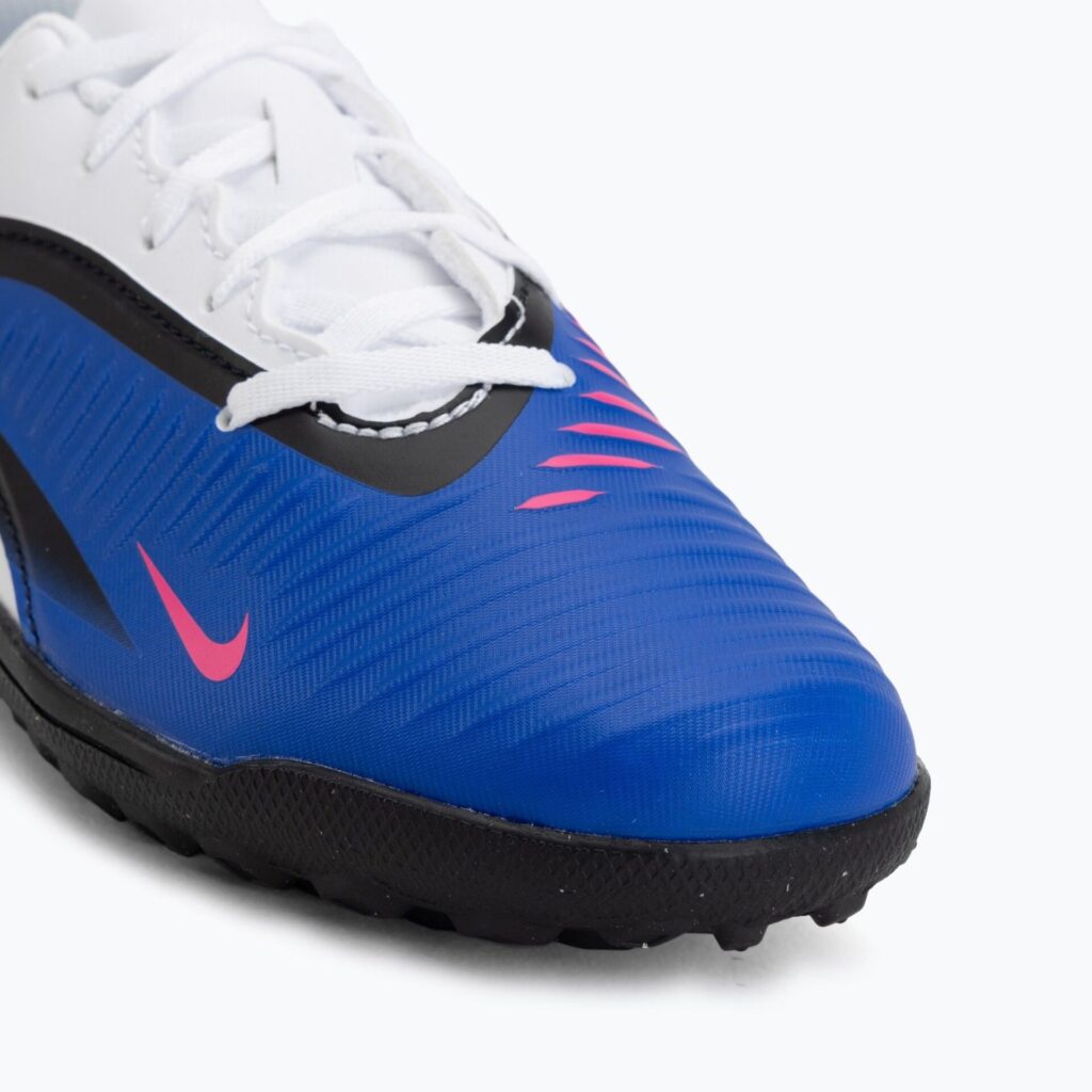 Детские футбольные бутсы Nike Jr. Phantom 6 Low Club TF racer blue/white/pink blast
