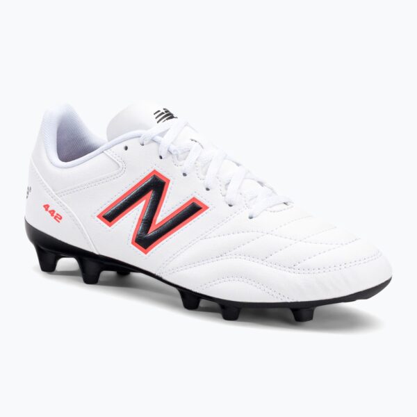 Футбольные бутсы New Balance 442's Academy V2 FG white/black