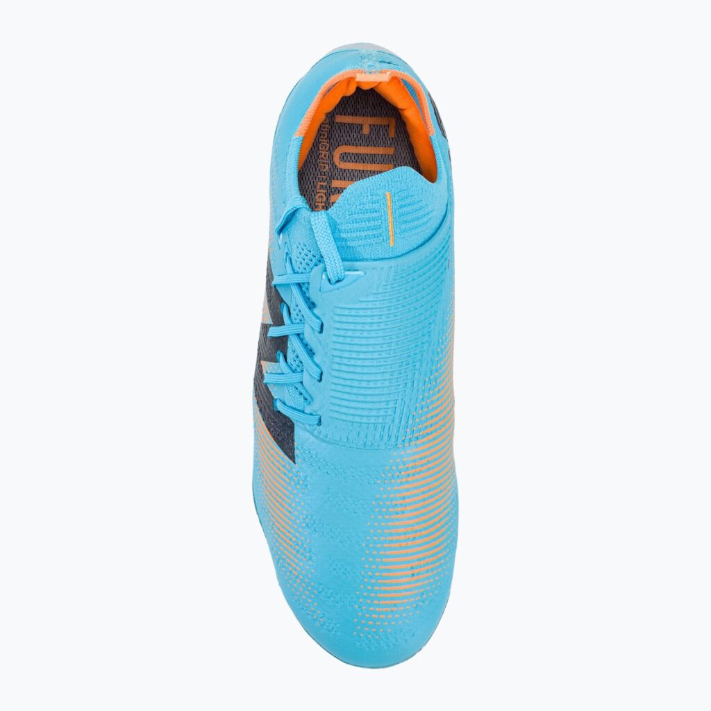Футбольные бутсы New Balance Furon Pro V7+ FG team sky blue