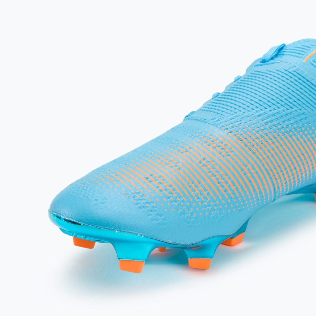 Футбольные бутсы New Balance Furon Pro V7+ FG team sky blue