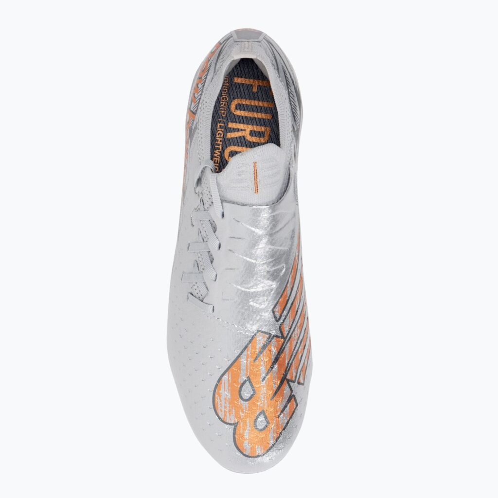 Футбольные бутсы New Balance Furon v7 Pro SG silver