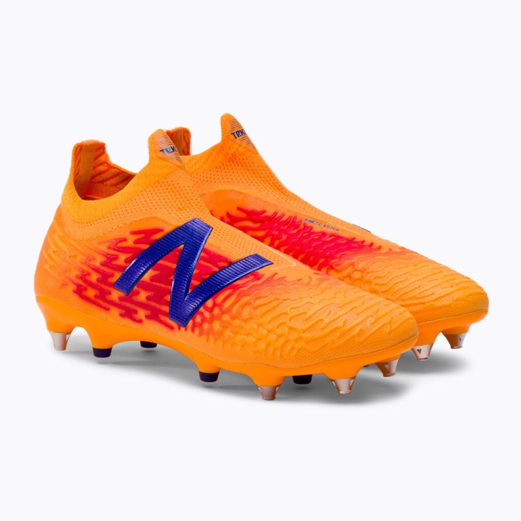Футбольные бутсы New Balance Tekela V3+ Pro SG impulse/vibrant orange