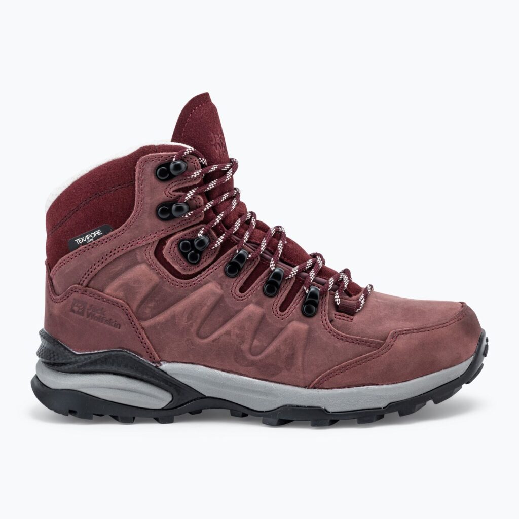 Женские ботинки Jack Wolfskin Refugio Prime Texapore Mid dark maroon