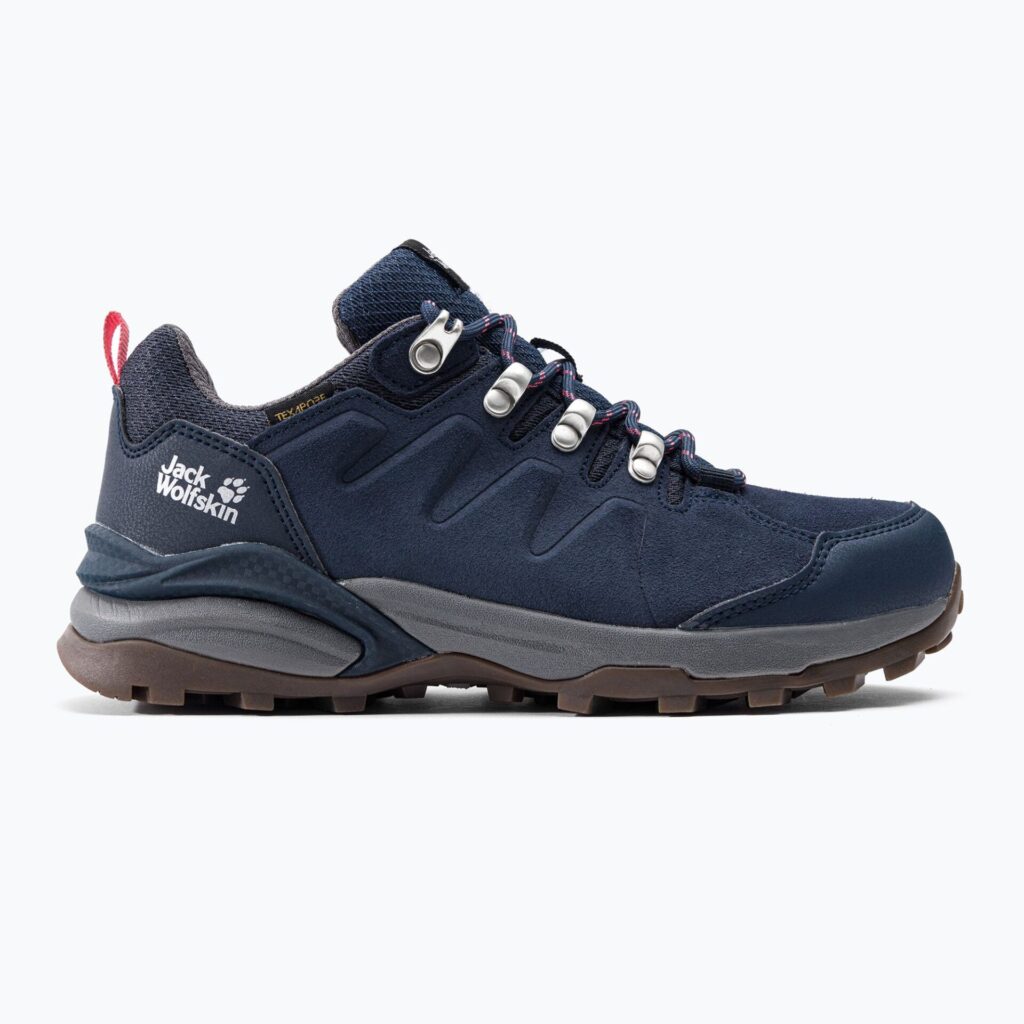 Женские ботинки Jack Wolfskin Refugio Texapore Low dark blue/grey