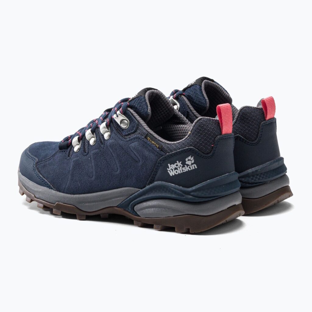 Женские ботинки Jack Wolfskin Refugio Texapore Low dark blue/grey
