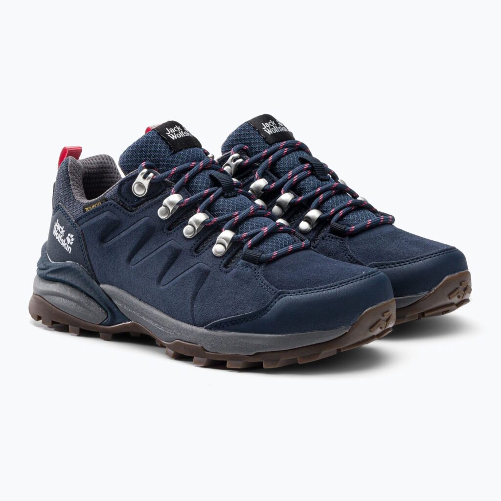 Женские ботинки Jack Wolfskin Refugio Texapore Low dark blue/grey