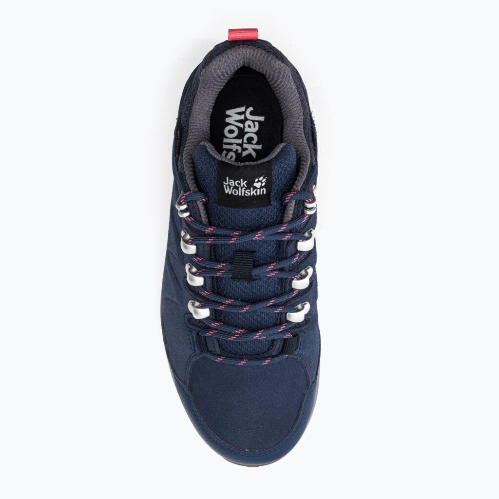 Женские ботинки Jack Wolfskin Refugio Texapore Low dark blue/grey