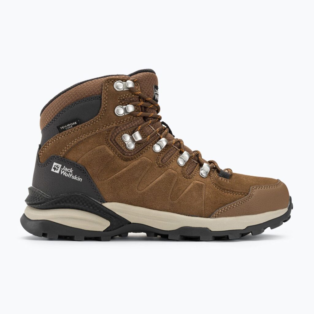 Женские ботинки Jack Wolfskin Refugio Texapore Mid brown/apricot
