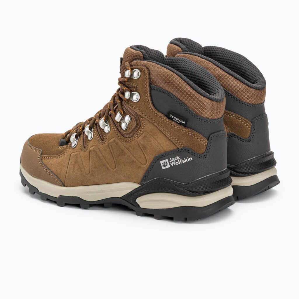 Женские ботинки Jack Wolfskin Refugio Texapore Mid brown/apricot