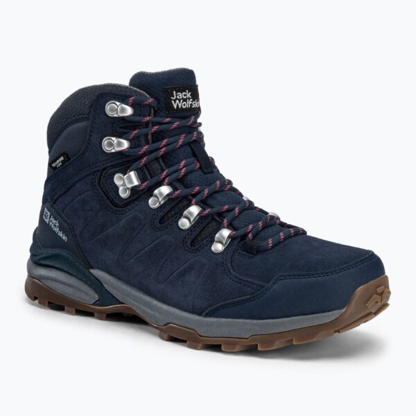 Женские ботинки Jack Wolfskin Refugio Texapore Mid dark blue/grey