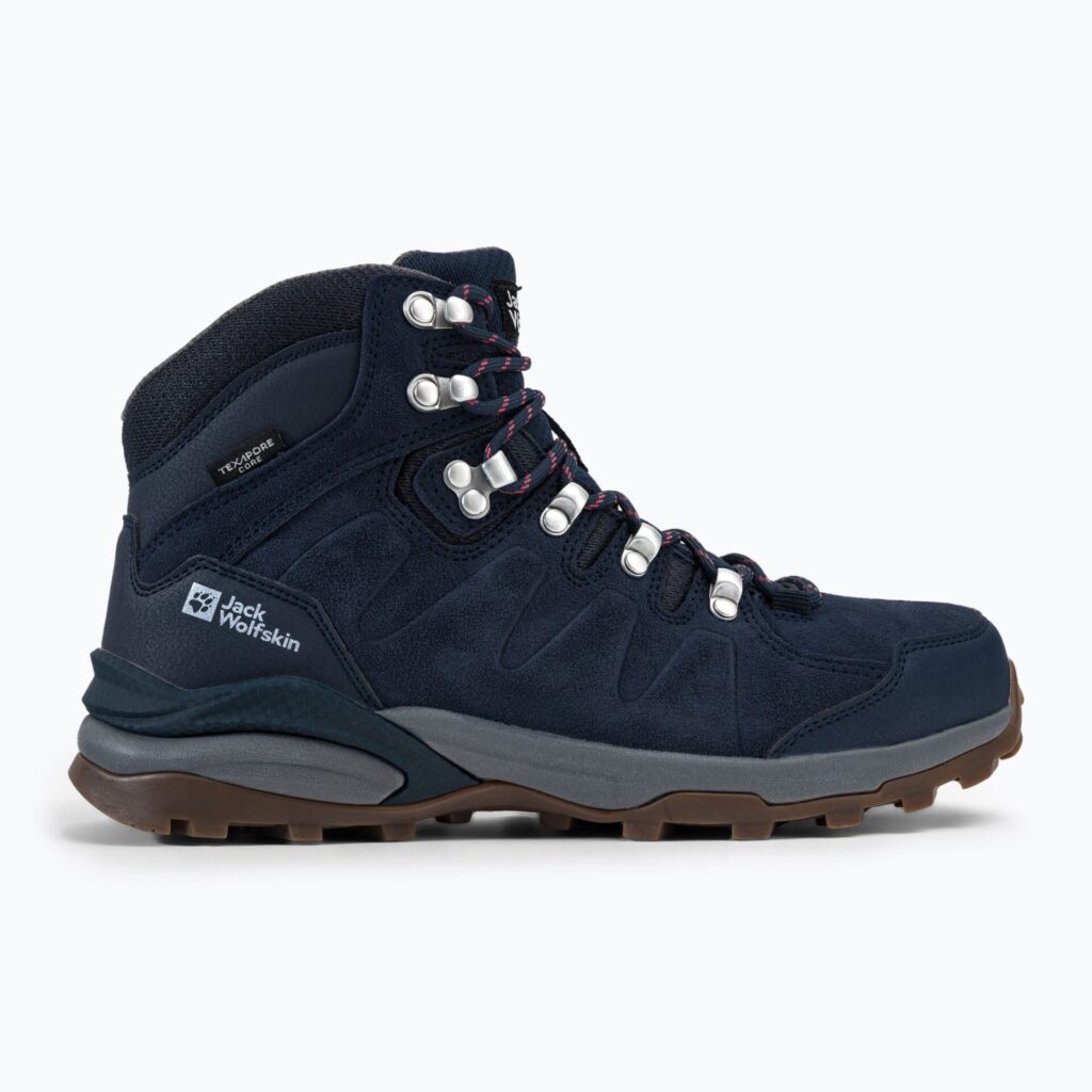 Женские ботинки Jack Wolfskin Refugio Texapore Mid dark blue/grey