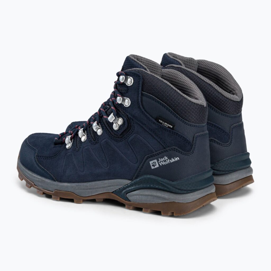 Женские ботинки Jack Wolfskin Refugio Texapore Mid dark blue/grey