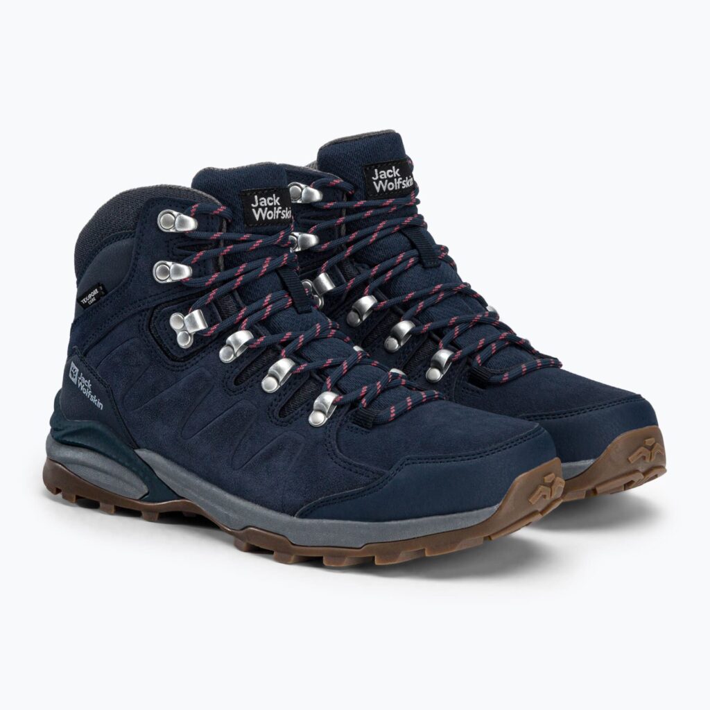 Женские ботинки Jack Wolfskin Refugio Texapore Mid dark blue/grey