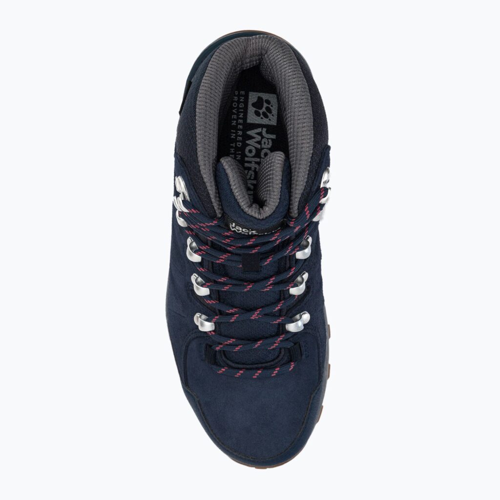 Женские ботинки Jack Wolfskin Refugio Texapore Mid dark blue/grey