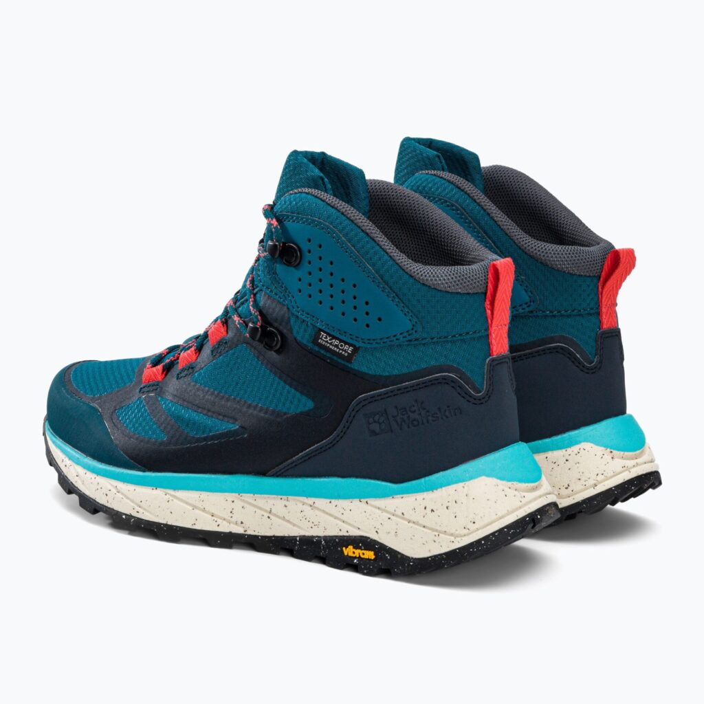 Женские ботинки Jack Wolfskin Terraventure Texapore Mid blue/coral