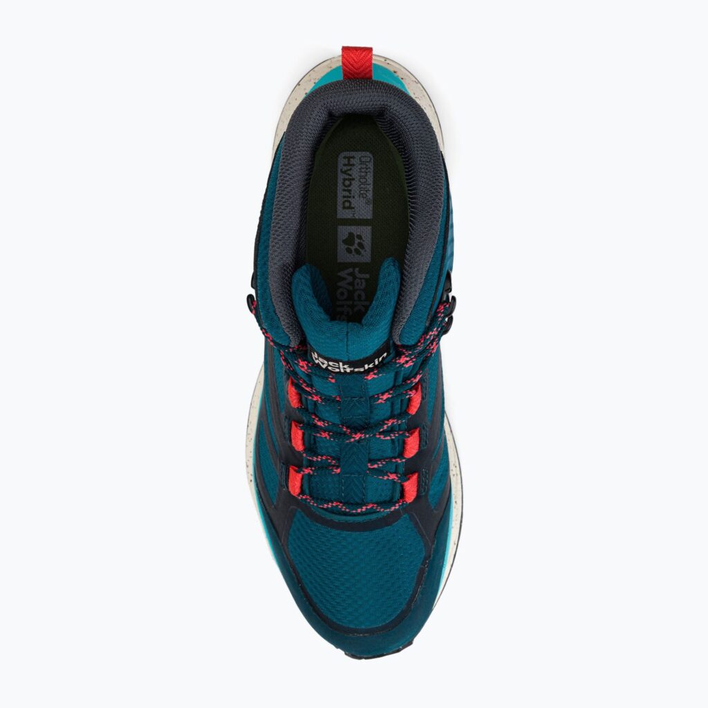 Женские ботинки Jack Wolfskin Terraventure Texapore Mid blue/coral