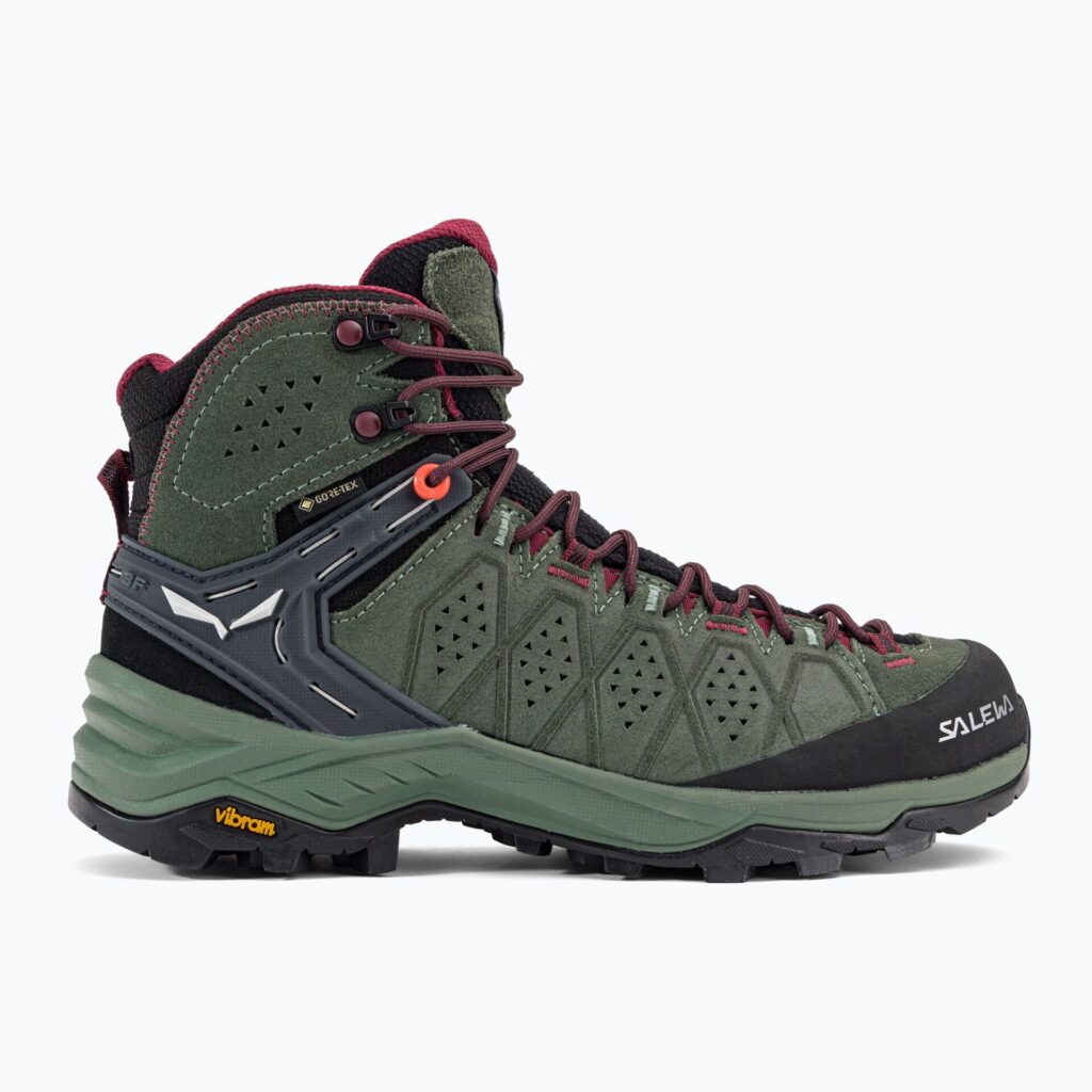Кроссовки Женские ботинкиSalewa Alp 2 Mid GTX duck green/rhododendon