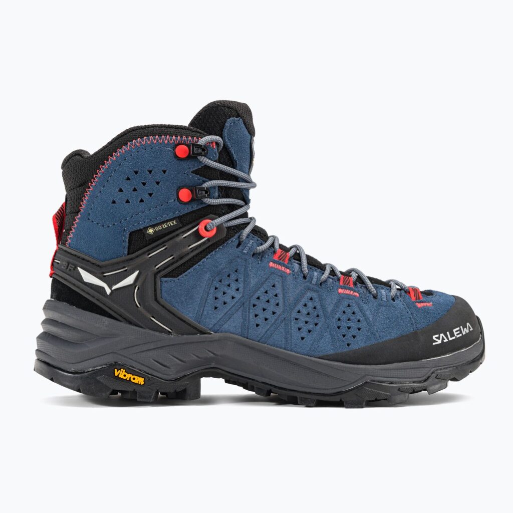 Кроссовки Женские ботинкиSalewa Alp 2 Mid GTX java blue/fluo coral