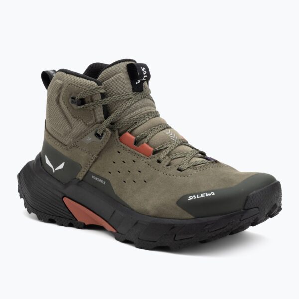 Женские ботинкиSalewa Pedroc 2 Leather Mid PTX faded green/dark olive