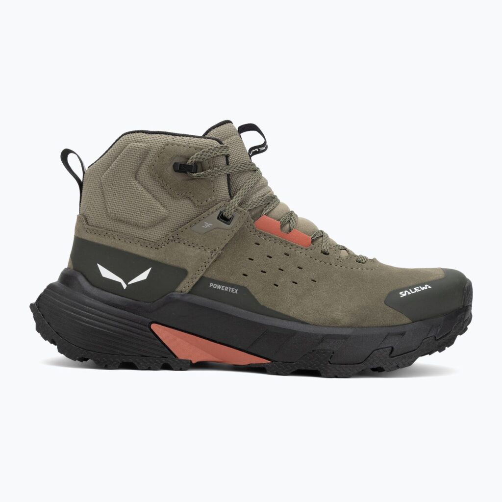 Женские ботинкиSalewa Pedroc 2 Leather Mid PTX faded green/dark olive