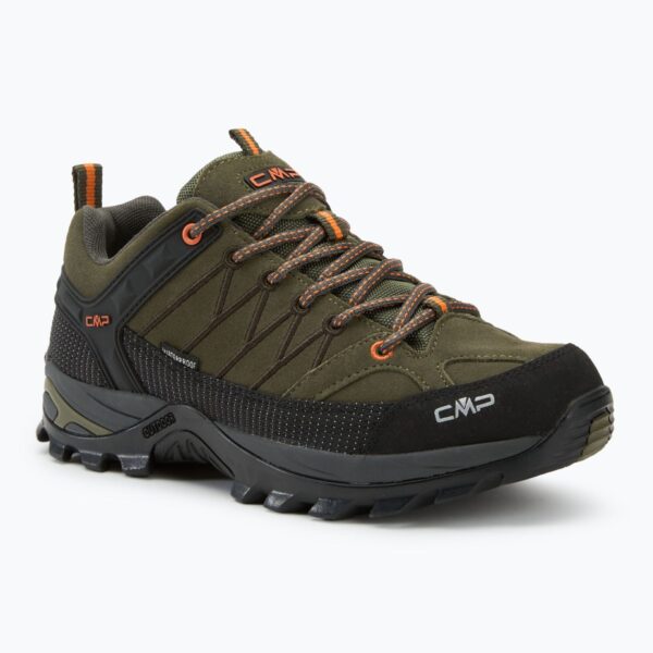 Кроссовки мужские CMP Rigel Low olive/flame