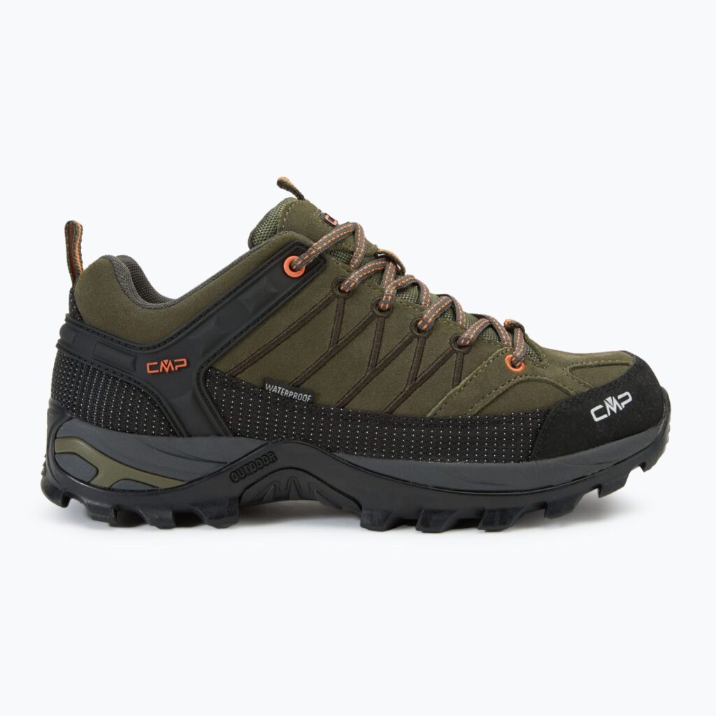 Кроссовки мужские CMP Rigel Low olive/flame
