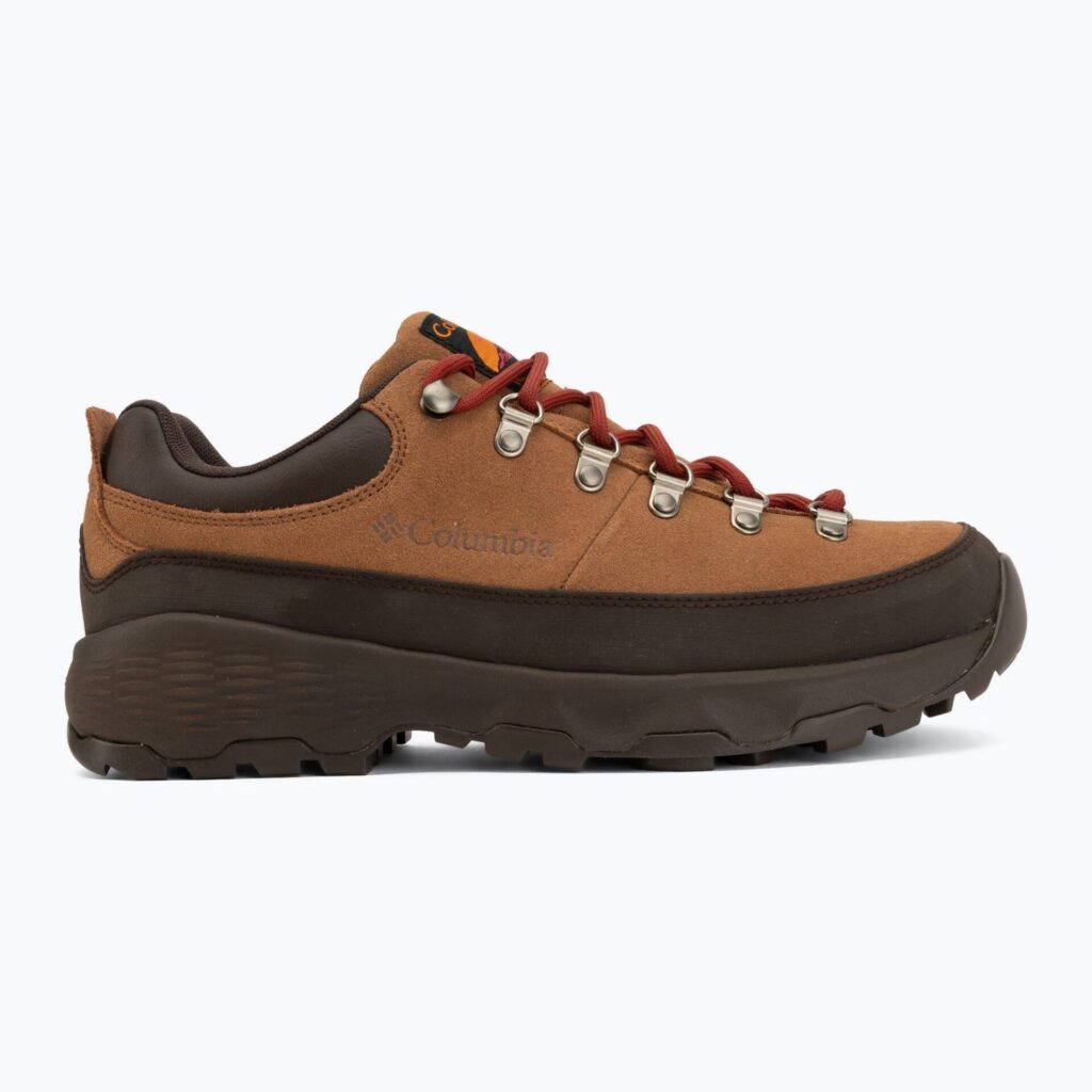 Мужские треккинговые ботинкиColumbia Newton Alpine Low grizzly bear/red oxide