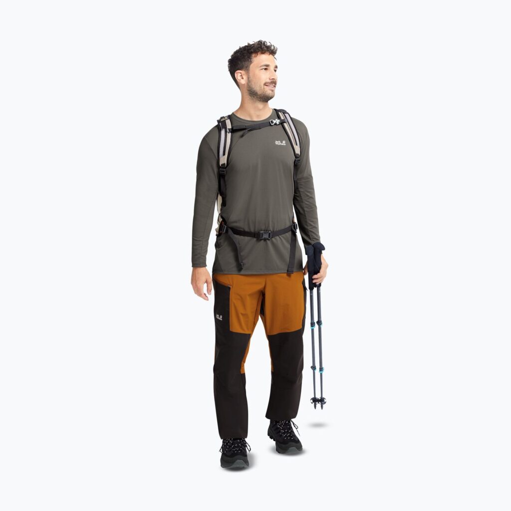 Мужские кроссовки Jack Wolfskin Apex Hike Texapore Low black