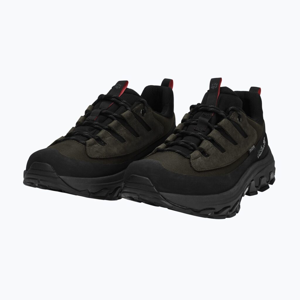 Мужские кроссовки Jack Wolfskin Apex Hike Texapore Low obsidian moss