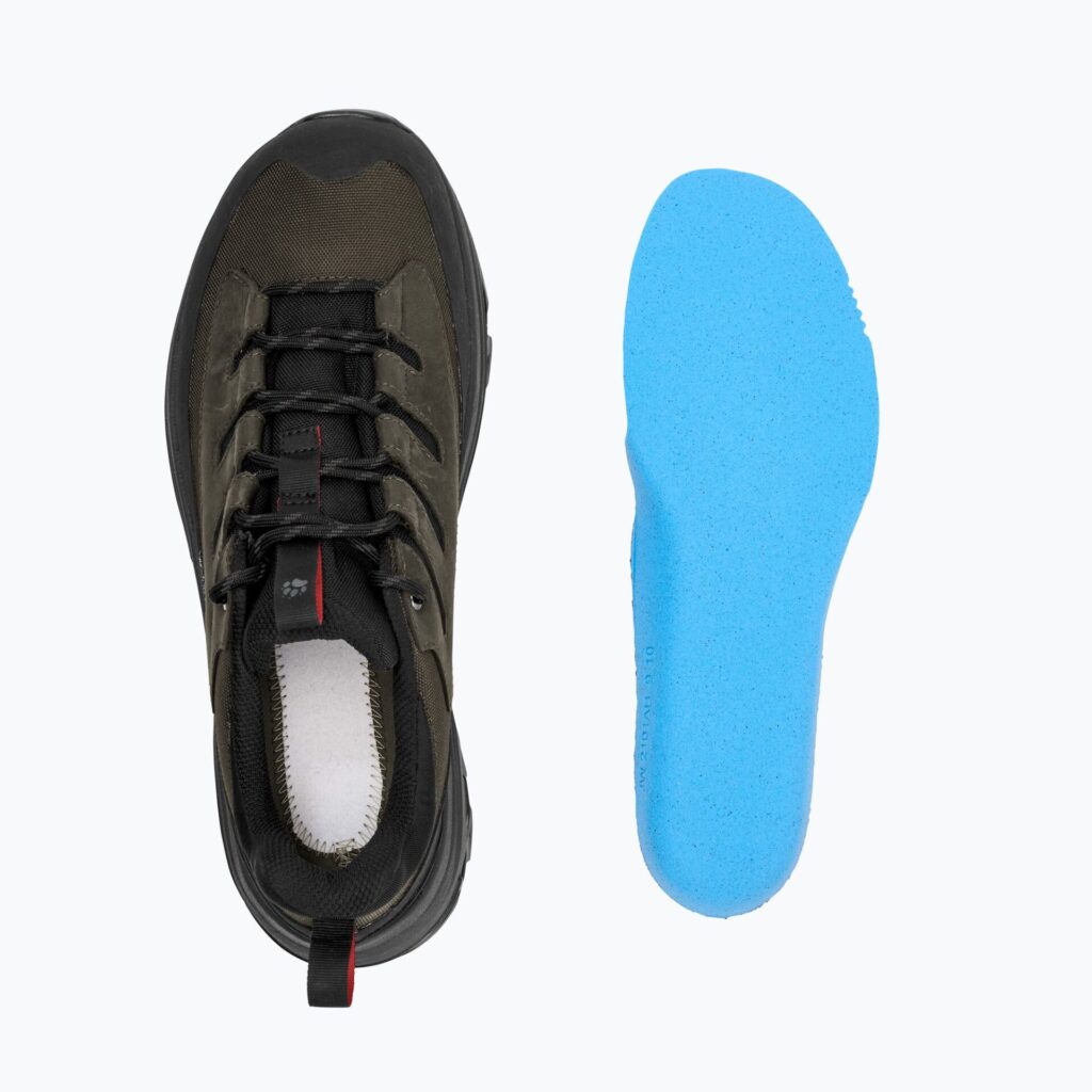 Мужские кроссовки Jack Wolfskin Apex Hike Texapore Low obsidian moss