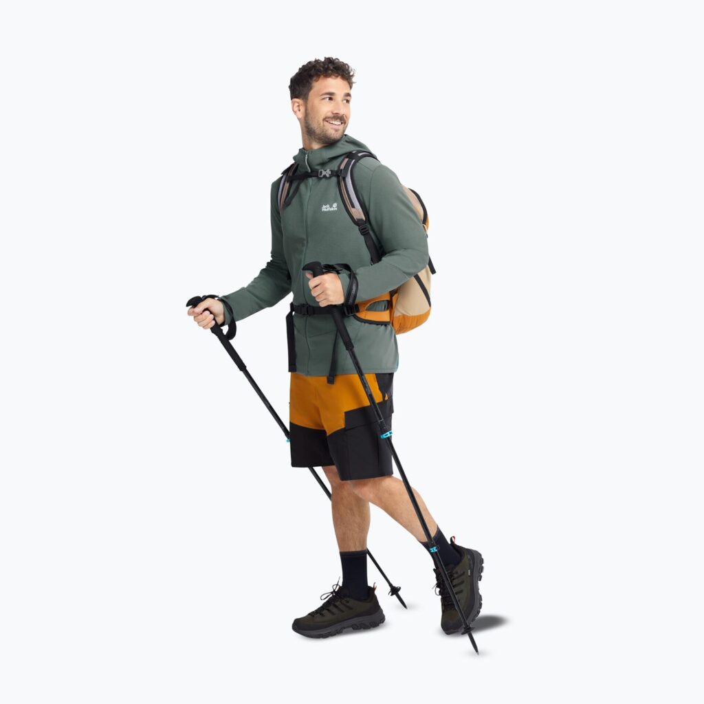 Мужские кроссовки Jack Wolfskin Apex Hike Texapore Low obsidian moss