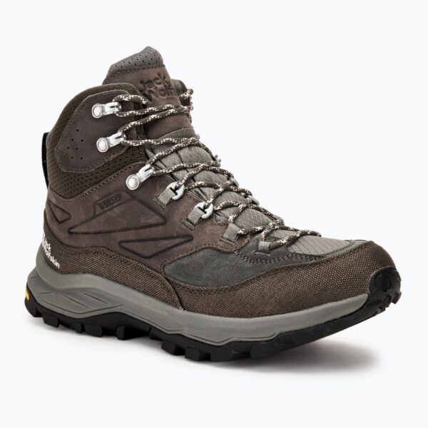 Мужские кроссовки Jack Wolfskin Cyrox Texapore Mid cold coffee