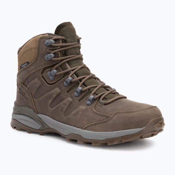 Мужские кроссовки Jack Wolfskin Refugio Prime Texapore Mid cold coffe