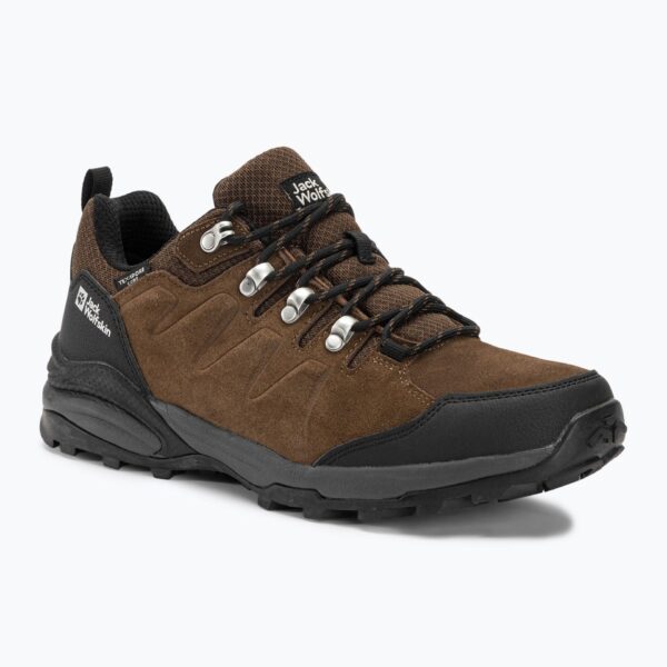 Мужские ботинки Jack Wolfskin Refugio Texapore Low brown/ phantom
