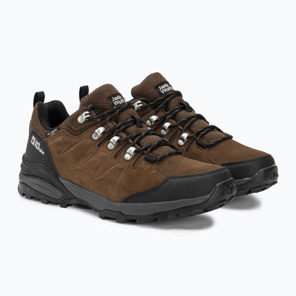 Мужские ботинки Jack Wolfskin Refugio Texapore Low brown/ phantom