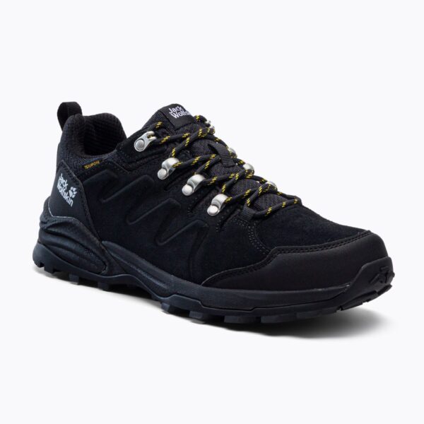 Мужские кроссовки Jack Wolfskin Refugio Texapore Low phantom/ burly yellow xt