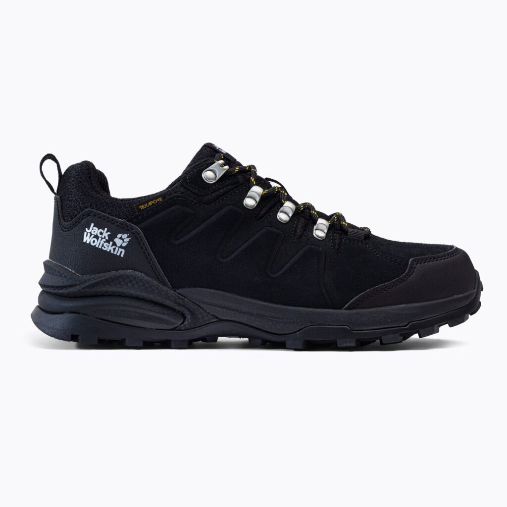 Мужские кроссовки Jack Wolfskin Refugio Texapore Low phantom/ burly yellow xt