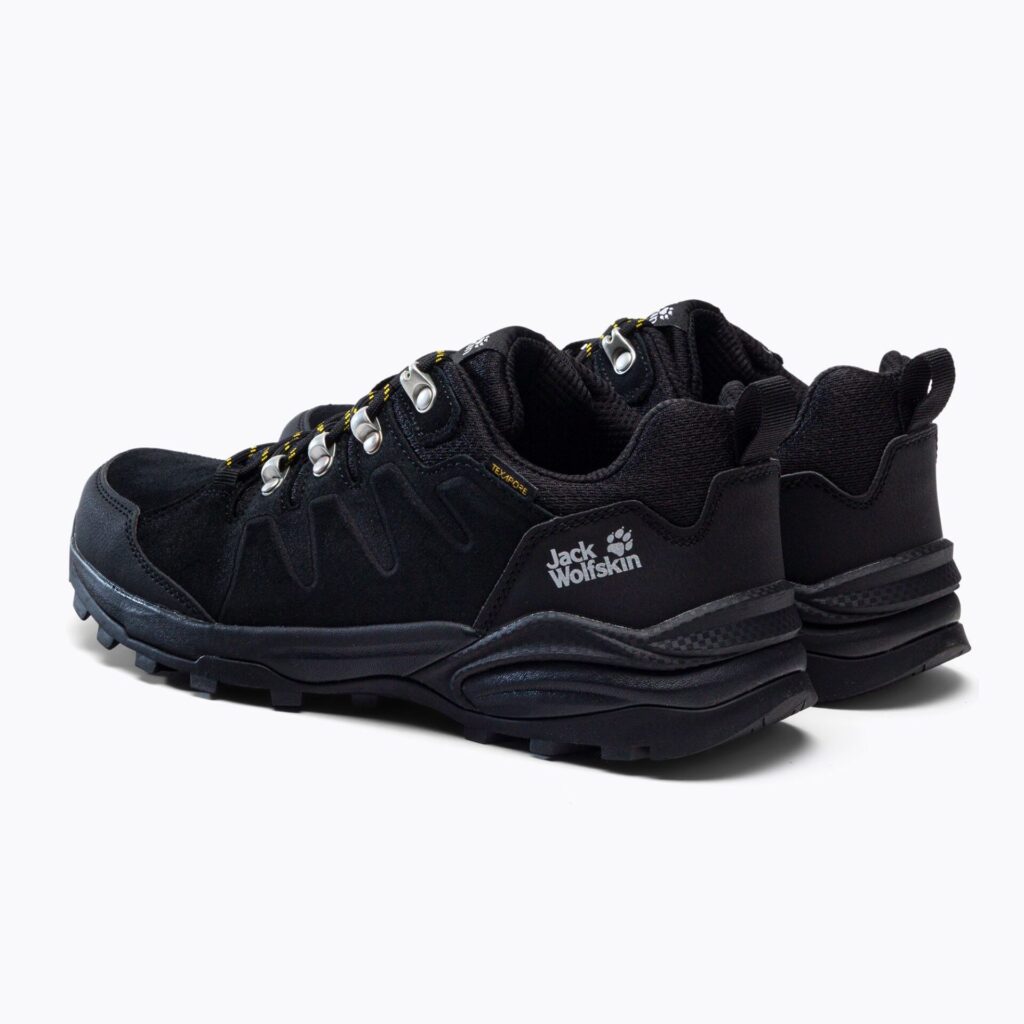 Мужские кроссовки Jack Wolfskin Refugio Texapore Low phantom/ burly yellow xt