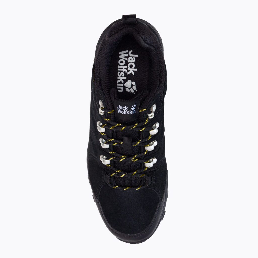 Мужские кроссовки Jack Wolfskin Refugio Texapore Low phantom/ burly yellow xt