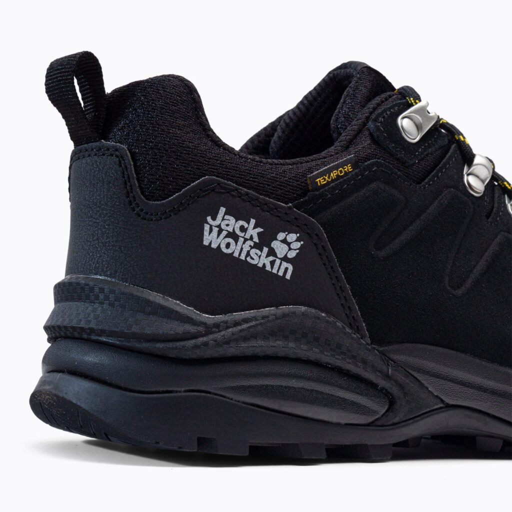Мужские кроссовки Jack Wolfskin Refugio Texapore Low phantom/ burly yellow xt
