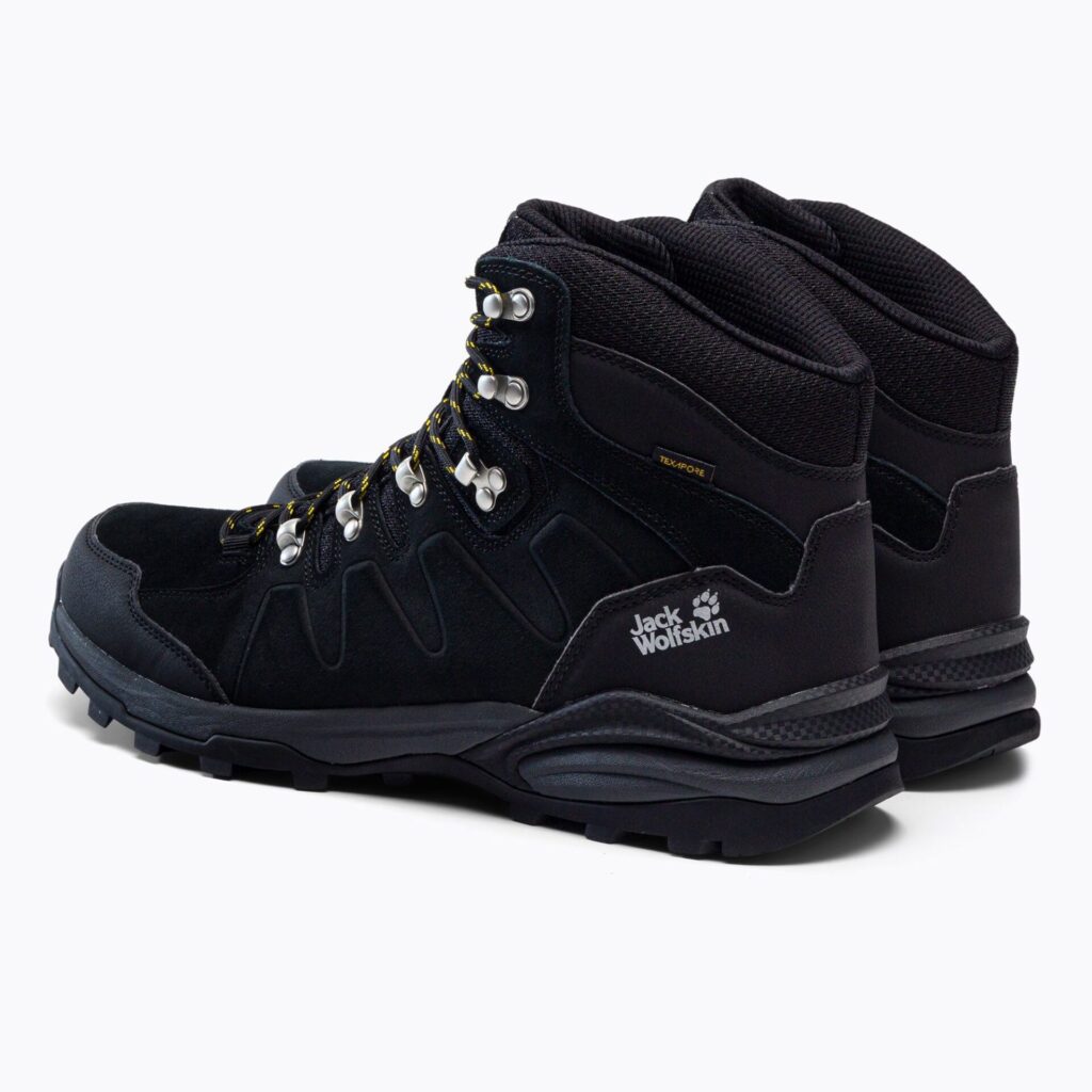 Мужские кроссовки Jack Wolfskin Refugio Texapore Mid phantom/ burly yellow xt