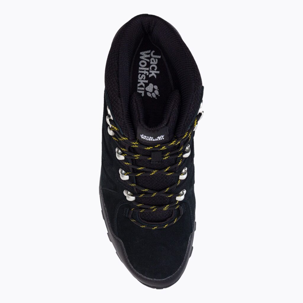 Мужские кроссовки Jack Wolfskin Refugio Texapore Mid phantom/ burly yellow xt