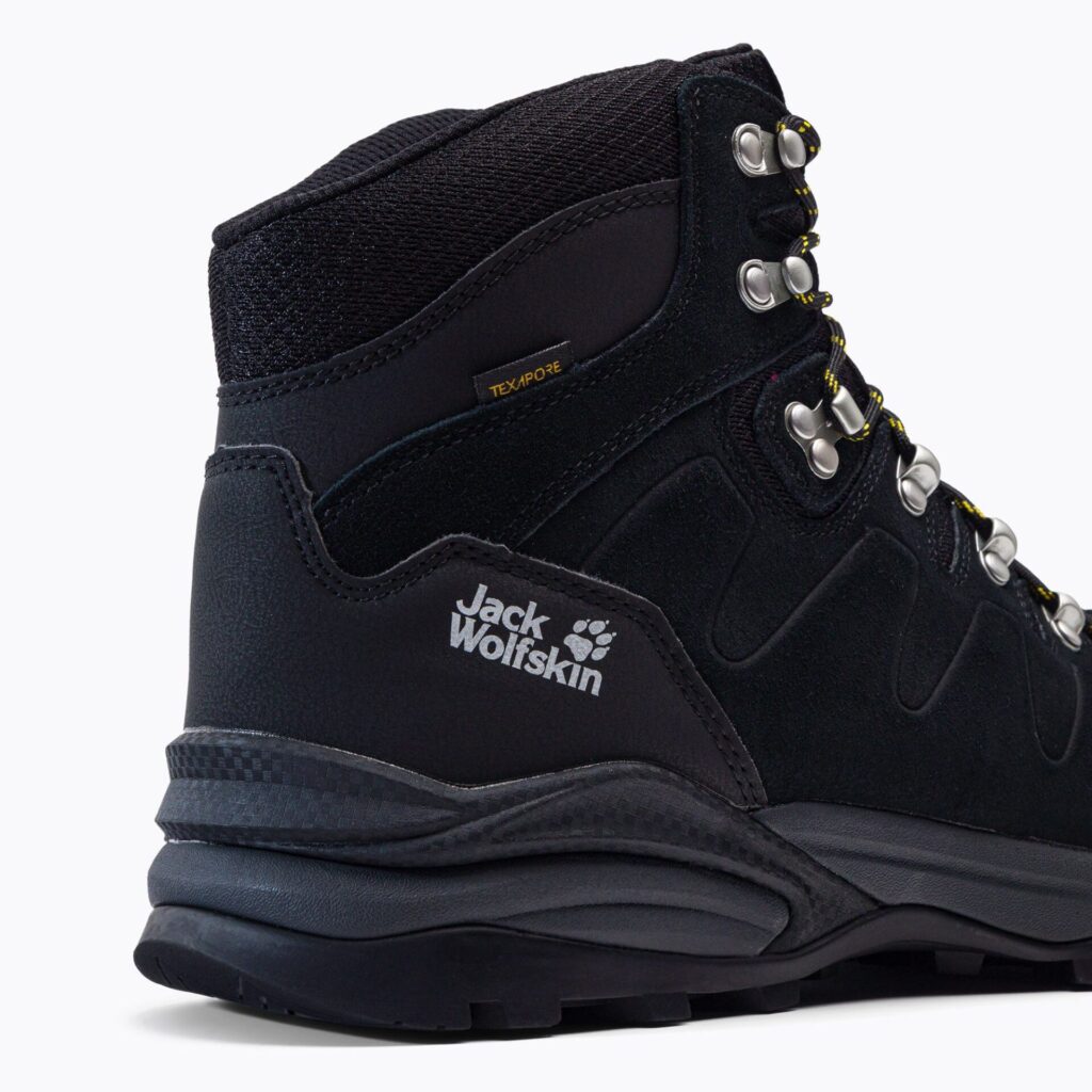 Мужские кроссовки Jack Wolfskin Refugio Texapore Mid phantom/ burly yellow xt