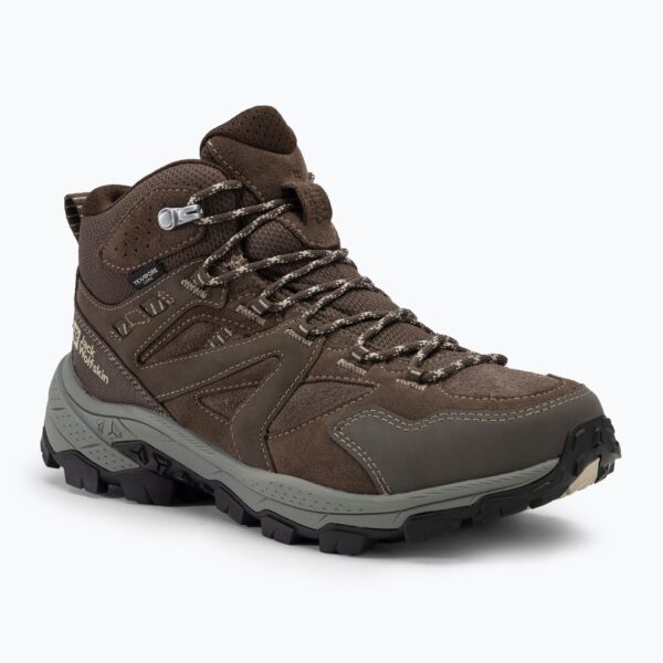 Мужские кроссовки Jack Wolfskin Vojo Tour Lt Texapore Mid cold coffee