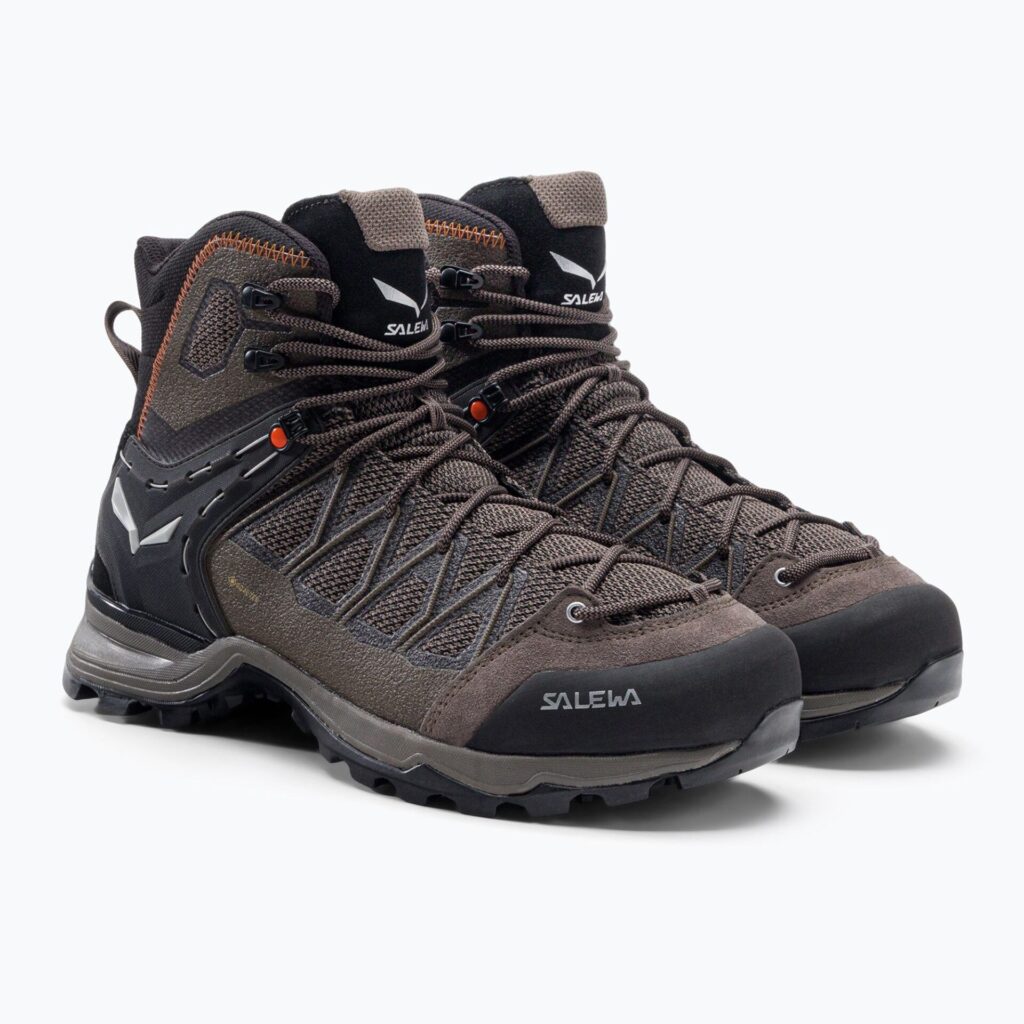 Кроссовки Ботинки мужские Salewa MTN Lite Mid GTX bungee cord/black