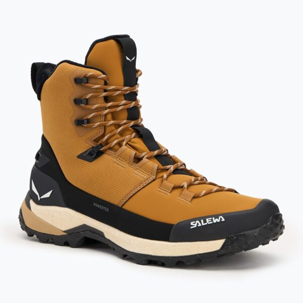 Ботинки мужские Salewa Puez Winter Mid Ptx golden brown/black
