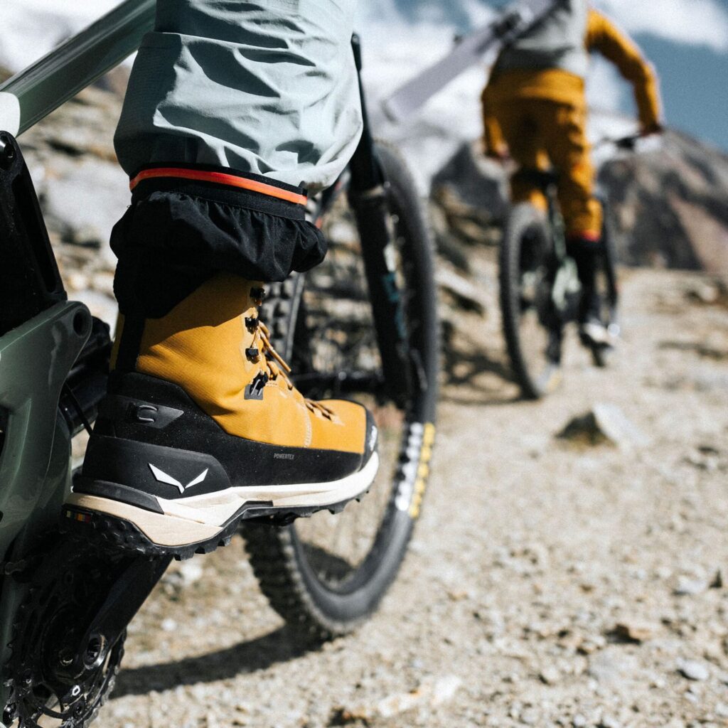 Ботинки мужские Salewa Puez Winter Mid Ptx golden brown/black